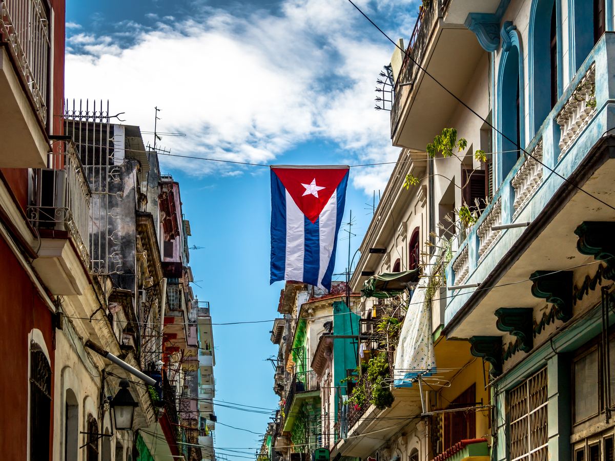 Old Havana downtown street, Cuba