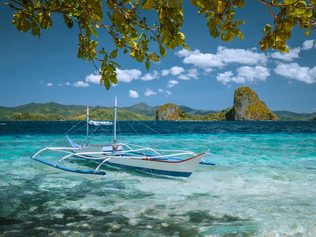 Island hopping near El Nido, Palawan, Philippines